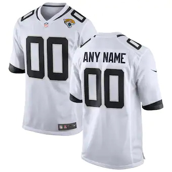 youth nike white jacksonville jaguars custom game jersey_pi